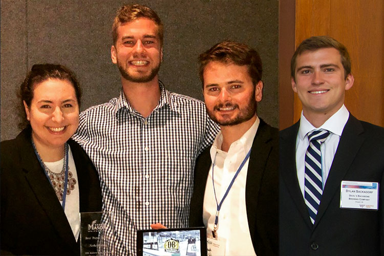 "Devils Backbone" team (from left): Lauren Schwartz, Paul Hayes, Micah Schumaker, Dylan Sackadorf "Devils Backbone" team (from left): Lauren Schwartz, Paul Hayes, Micah Schumaker, Dylan Sackadorf