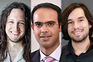 (from left) Dr. Alejandro Salado, Arash Baghaei, John Morelock (from left) Dr. Alejandro Salado, Arash Baghaei, John Morelock