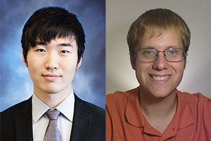 Fangzhou Sun (left) and Joey Cochran Fangzhou Sun (left) and Joey Cochran