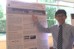 Hyungil Kim at Torgersen Graduate Research poster session Hyungil Kim at Torgersen Graduate Research poster session