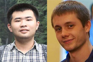 Chen-ang Liu (left) and David Roberson Chen-ang Liu (left) and David Roberson