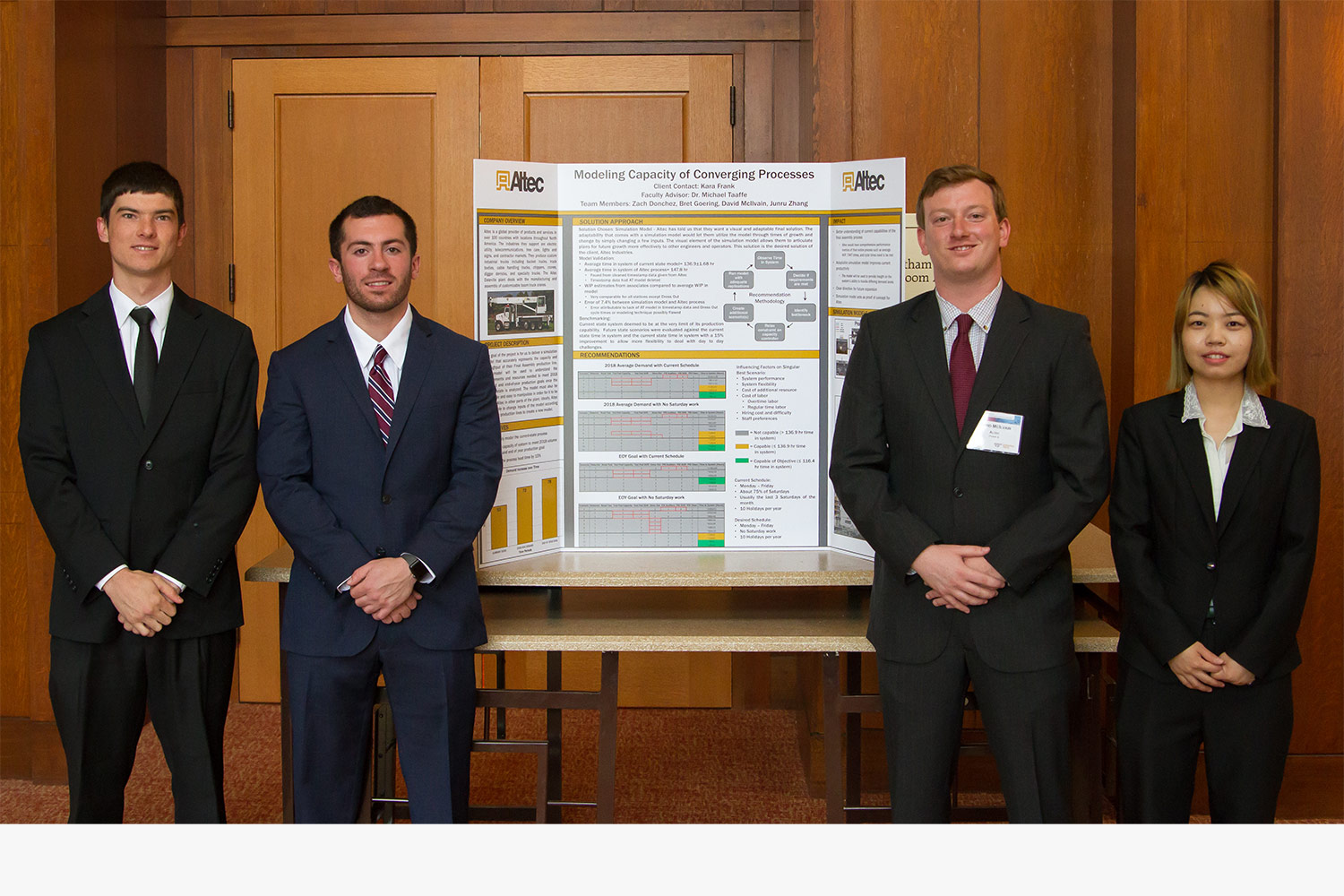 Team 4: Zach Donchez, Bret Goering, David MciIvain, Junru Zhang