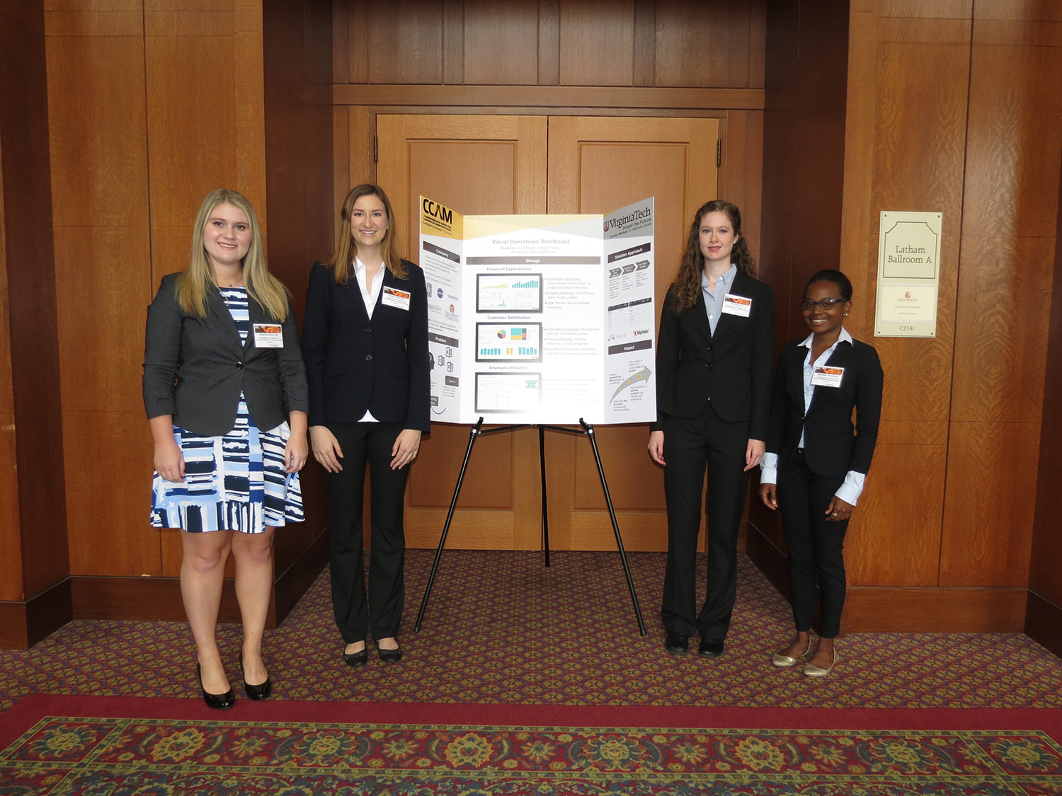 Team 8: Anna Frazer, Kristen Pastor, Annabel St Louis, Stefani Via