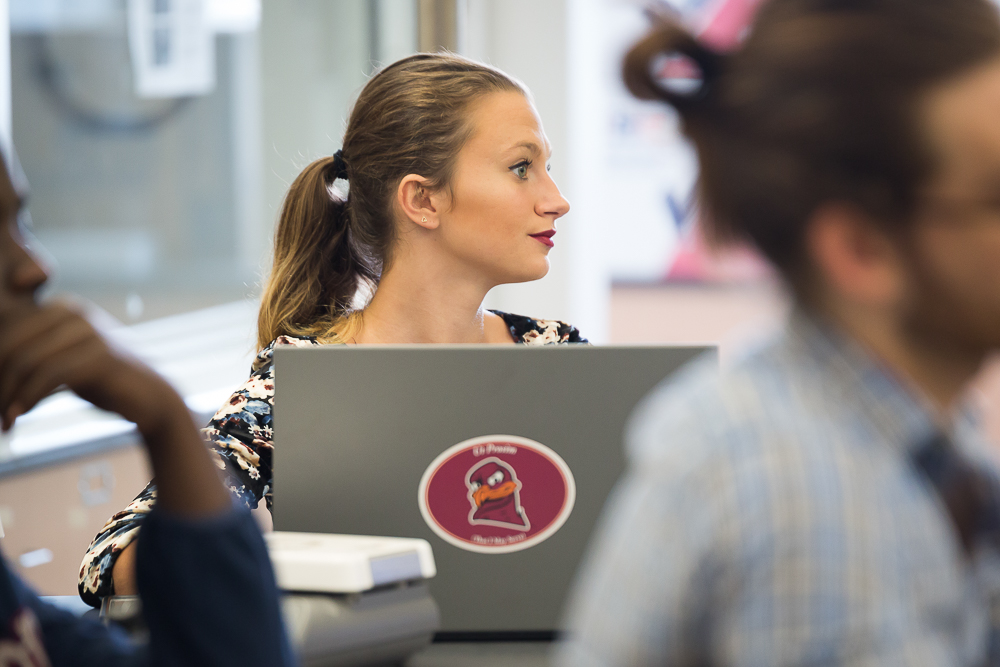girl with laptop