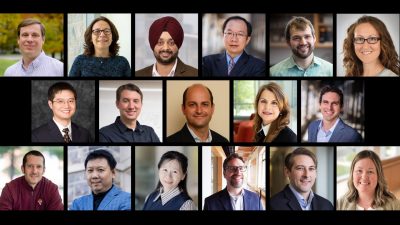 Graphic containing photos of 17 Dean's Fellows in rows of three.