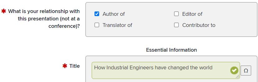 "Author of" and Title of presentation "Author of" and Title of presentation